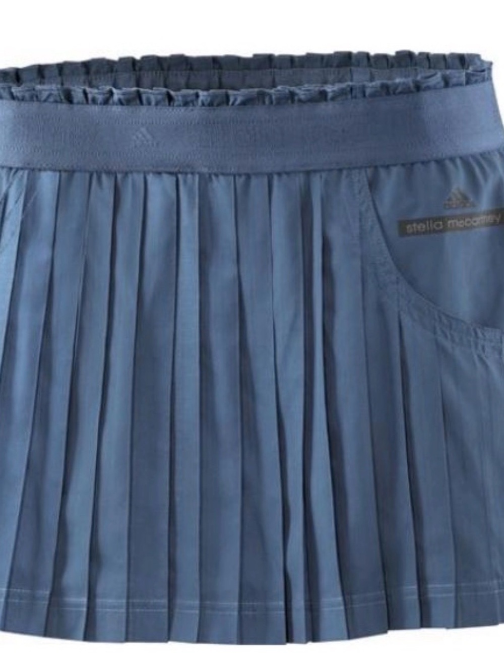 Stella McCartney Blue Athletic Skirt with Elastic Waist